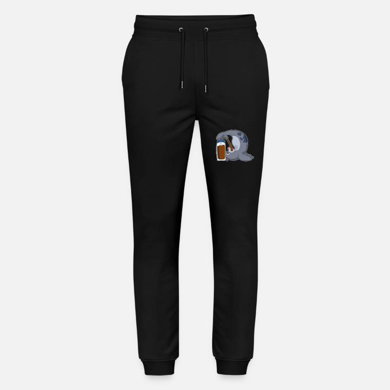Seehund Kaffee - Stanley/Stella Unisex Bio Jogginghose Mover  - Schwarz