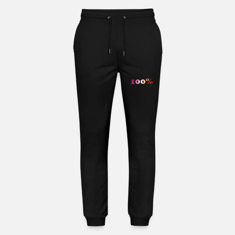 100 Prozent lesbisch - Stanley/Stella Unisex Bio Jogginghose Mover  - Schwarz