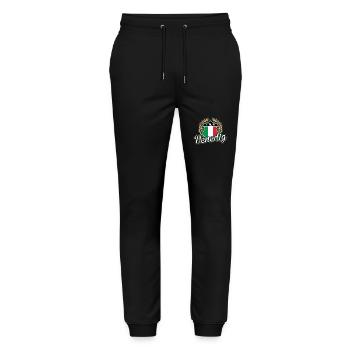 Venise - Pantalon de jogging bio MOVER Stanley/Stella unisexe - noir - Devant - Marisol (170cm) & Nik (191cm)