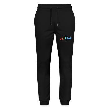Pinball Pinball Box - Stanley/Stella Mover Unisex Organic Jogging Trousers - black - Front - Marisol (170cm) & Nik (191cm)