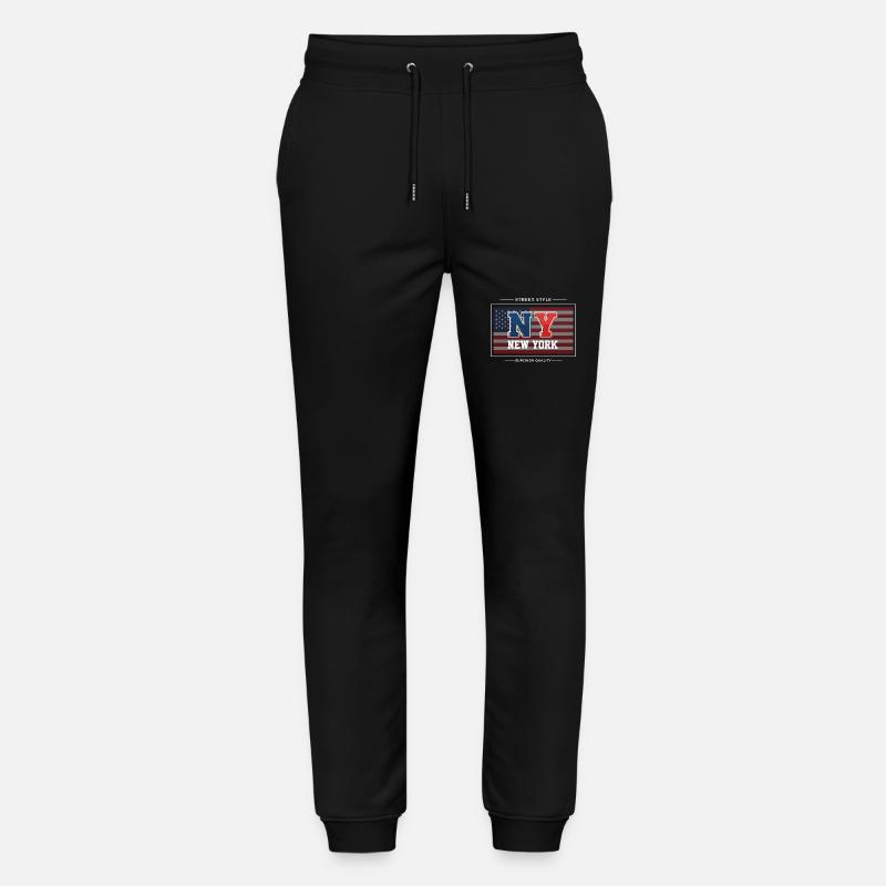 New York - Stanley/Stella Unisex Bio Jogginghose Mover  - Schwarz