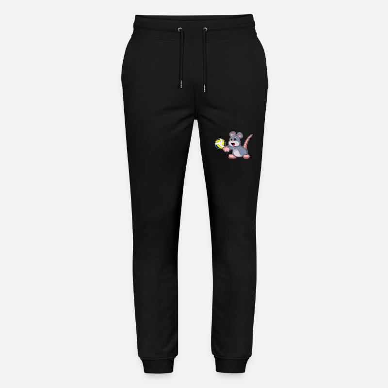 Volleyball de souris - Pantalon de jogging bio MOVER Stanley/Stella unisexe - noir