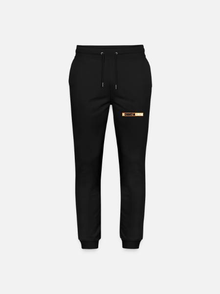 Croatia Crew - Stanley/Stella Mover Unisex Organic Jogging Trousers - black