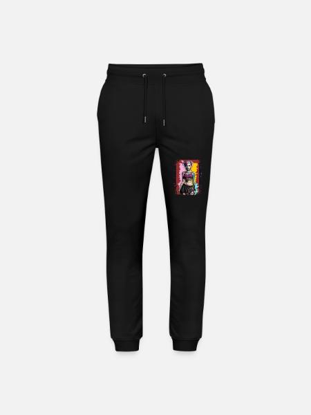 Pretty Punk Girl - Stanley/Stella Mover Unisex Organic Jogging Trousers - black