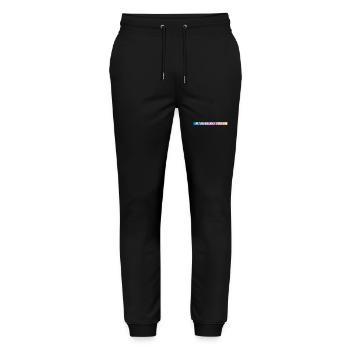 Hamburg Crew - Stanley/Stella Unisex Bio Jogginghose Mover  - Schwarz - Vorne - Marisol (170cm) & Nik (191cm)