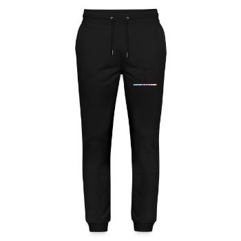 Lloret De Mar Crew - Stanley/Stella Unisex Bio Jogginghose Mover  - Schwarz - Vorne - Marisol (170cm) & Nik (191cm)