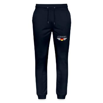 T-shirt Allemagne : Culture, Style, Unicité - Pantalon de jogging bio MOVER Stanley/Stella unisexe - marine - Devant - Marisol (170cm) & Nik (191cm)