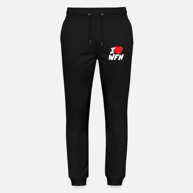 J’adore le télétravail - Pantalon de jogging bio MOVER Stanley/Stella unisexe - noir