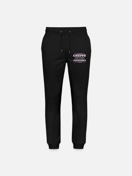 Super Chef - Stanley/Stella Mover Unisex Organic Jogging Trousers - black