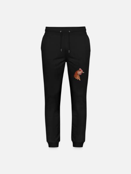 Chicken Hen Rhode Iceland Red Farmer Farmer Farmer - Stanley/Stella Mover Unisex Organic Jogging Trousers - black