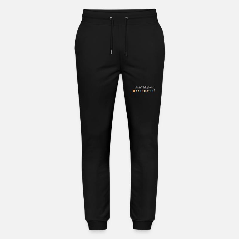 Wir sprechen nicht über Planet Pluto - Stanley/Stella Unisex Bio Jogginghose Mover  - Schwarz