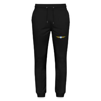 Nicaragua T-Shirt Design - Stanley/Stella Unisex Bio Jogginghose Mover  - Schwarz - Vorne - Marisol (170cm) & Nik (191cm)