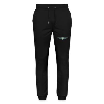 Delaware Fan T-Shirt – Küste & Charme - Stanley/Stella Unisex Bio Jogginghose Mover  - Schwarz - Vorne - Marisol (170cm) & Nik (191cm)