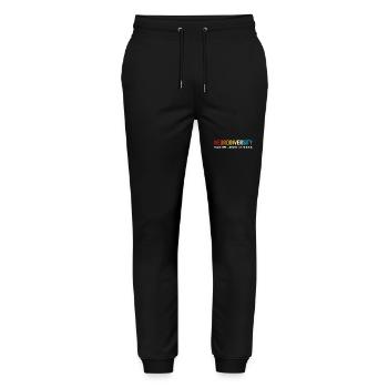 Neurodiversity Autism Brain ADHD Asperger - Stanley/Stella Mover Unisex Organic Jogging Trousers - black - Front - Marisol (170cm) & Nik (191cm)