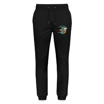 Stay Free: Generationen im Streit - Stanley/Stella Unisex Bio Jogginghose Mover  - Schwarz - Vorne - Marisol (170cm) & Nik (191cm)