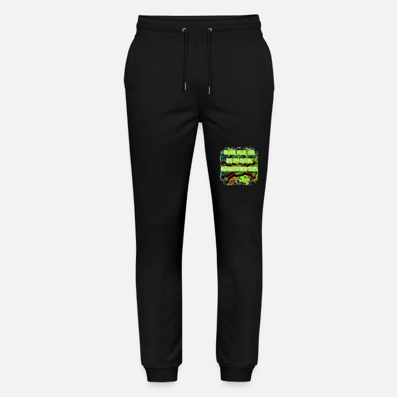 PILLEN, PILZE, LSD.... - Stanley/Stella Unisex Bio Jogginghose Mover  - Schwarz