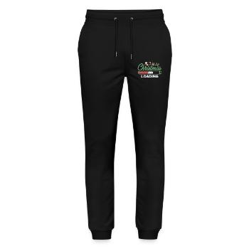Christmas Loading Loading Bar Christmas - Stanley/Stella Mover Unisex Organic Jogging Trousers - black - Front - Marisol (170cm) & Nik (191cm)