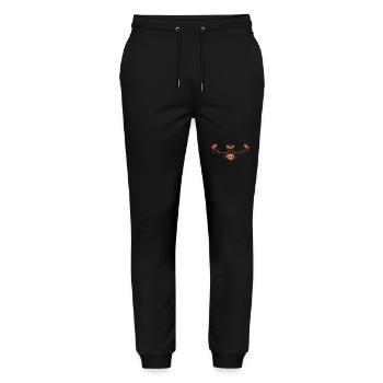 Kare Jonsdotter - Stanley/Stella Unisex Bio Jogginghose Mover  - Schwarz - Vorne - Marisol (170cm) & Nik (191cm)