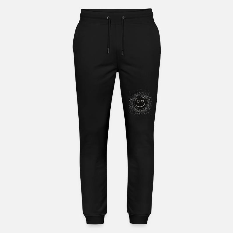 Smile Sparkle Repeat - Stanley/Stella Unisex Bio Jogginghose Mover  - Schwarz