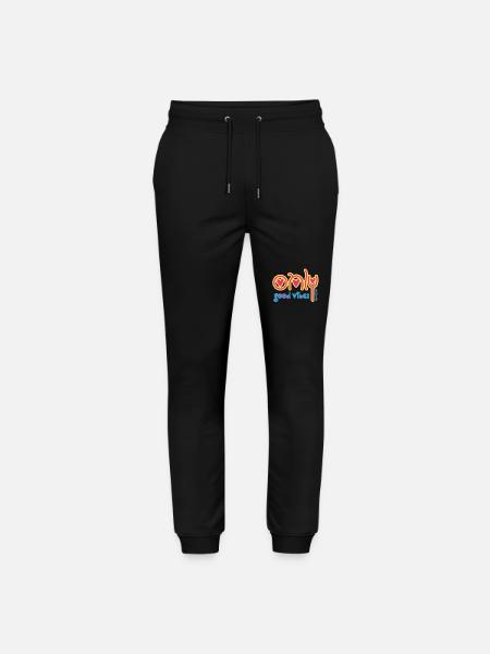 onlygoodvibes - Stanley/Stella Unisex Bio Jogginghose Mover  - Schwarz