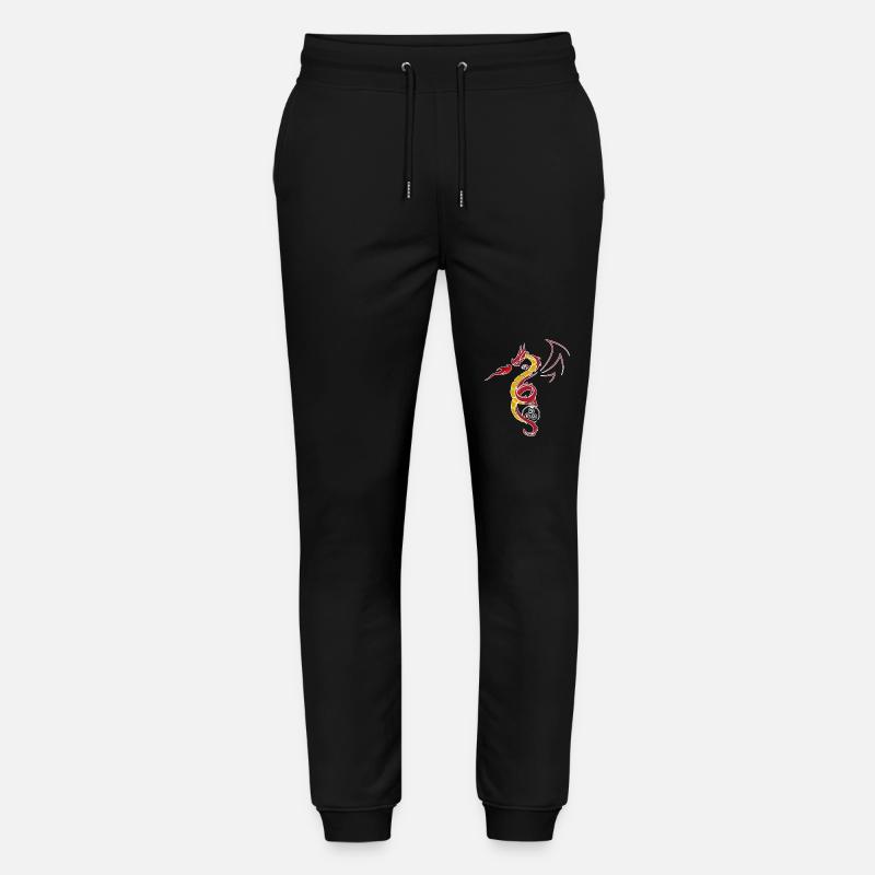 Stammes-Drache - Stanley/Stella Unisex Bio Jogginghose Mover  - Schwarz