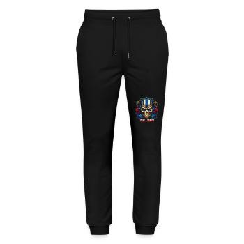 Vive la France - Pantalon de jogging bio MOVER Stanley/Stella unisexe - noir - Devant - Marisol (170cm) & Nik (191cm)