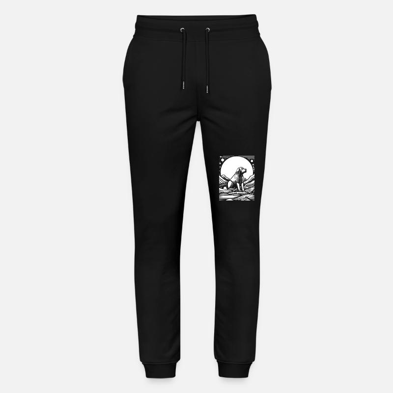 Chien de ciel étoilé - Pantalon de jogging bio MOVER Stanley/Stella unisexe - noir