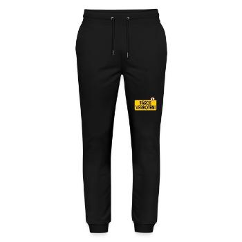 DANGER! Horses forbidden - Stanley/Stella Mover Unisex Organic Jogging Trousers - black - Front - Marisol (170cm) & Nik (191cm)