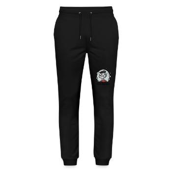 I'm nerdy, nerdyvergent and such a nerd - Stanley/Stella Mover Unisex Organic Jogging Trousers - black - Front - Marisol (170cm) & Nik (191cm)