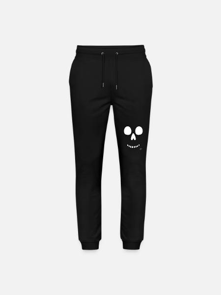 Skull Smile - Stanley/Stella Mover Unisex Organic Jogging Trousers - black