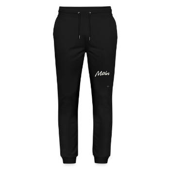 Moin: Designs for clothes with a twist! - Stanley/Stella Mover Unisex Organic Jogging Trousers - black - Front - Marisol (170cm) & Nik (191cm)