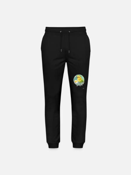 Parrot Egg: Parrot and Egg - Stanley/Stella Mover Unisex Organic Jogging Trousers - black