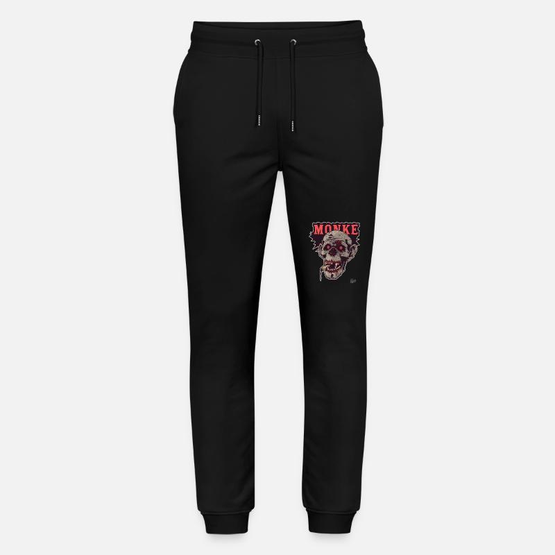 Zombie Affe - Stanley/Stella Unisex Bio Jogginghose Mover  - Schwarz