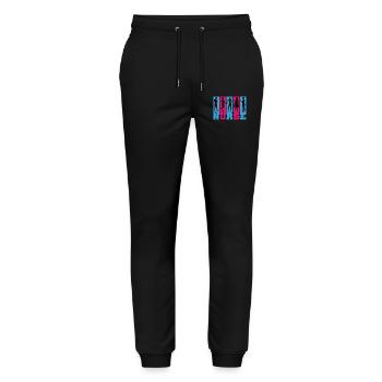Nurse Krankenschwester Spruch Statement Beruf - Stanley/Stella Unisex Bio Jogginghose Mover  - Schwarz - Vorne - Marisol (170cm) & Nik (191cm)
