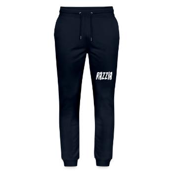 Opération et contrôle Raid - Pantalon de jogging bio MOVER Stanley/Stella unisexe - marine - Devant - Marisol (170cm) & Nik (191cm)