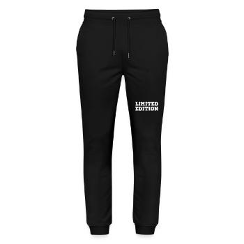 Limited Edition Saying - Stanley/Stella Mover Unisex Organic Jogging Trousers - black - Front - Marisol (170cm) & Nik (191cm)