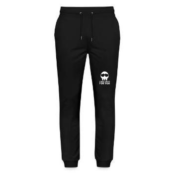 Death is waiting for you - Stanley/Stella Mover Unisex Organic Jogging Trousers - black - Front - Marisol (170cm) & Nik (191cm)