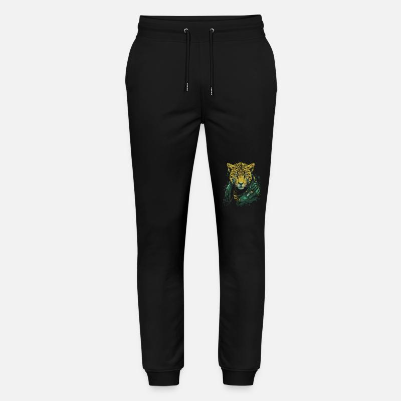 Un léopard cool - Pantalon de jogging bio MOVER Stanley/Stella unisexe - noir