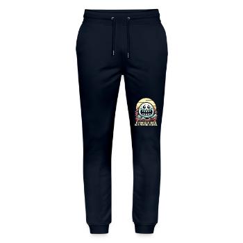 A friend in need is a true friend - Stanley/Stella Mover Unisex Organic Jogging Trousers - navy - Front - Marisol (170cm) & Nik (191cm)