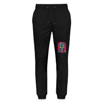 Robot Cyborg Zombie - Stanley/Stella Mover Unisex Organic Jogging Trousers - black - Front - Marisol (170cm) & Nik (191cm)
