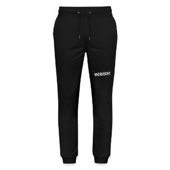 What ze fack - Stanley/Stella Mover Unisex Organic Jogging Trousers - black - Front - Marisol (170cm) & Nik (191cm)
