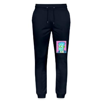 Elections are coming - politician zombies are excited - Stanley/Stella Mover Unisex Organic Jogging Trousers - navy - Front - Marisol (170cm) & Nik (191cm)