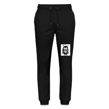Lustiges kleines Monster - Stanley/Stella Unisex Bio Jogginghose Mover  - Schwarz - Vorne - Marisol (170cm) & Nik (191cm)