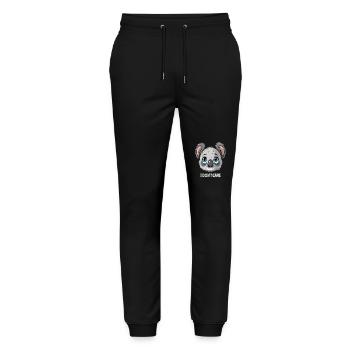 Cute koala, I don't care - Stanley/Stella Mover Unisex Organic Jogging Trousers - black - Front - Marisol (170cm) & Nik (191cm)