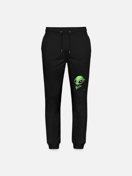 Super-Schicker Alien - Stanley/Stella Unisex Bio Jogginghose Mover  - Schwarz