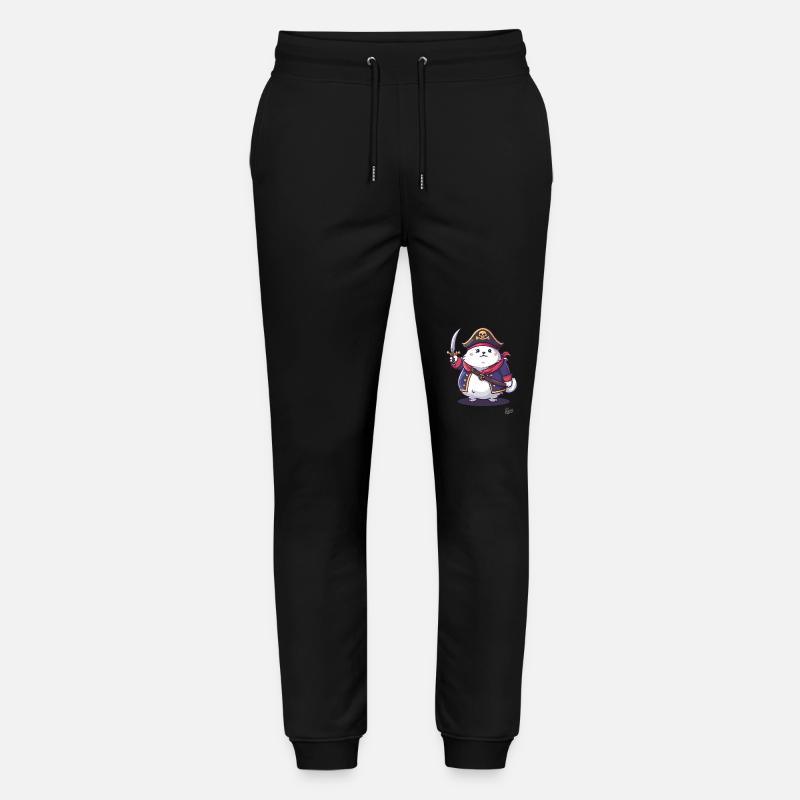 Chat pirate de compagnie moelleux - Pantalon de jogging bio MOVER Stanley/Stella unisexe - noir