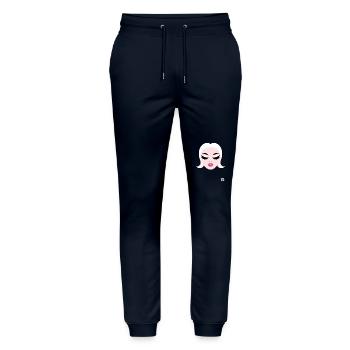 Schönes Mädchen - Stanley/Stella Unisex Bio Jogginghose Mover  - Navy - Vorne - Marisol (170cm) & Nik (191cm)