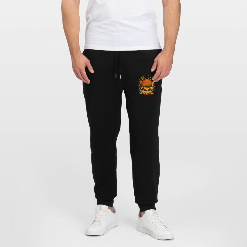 Cheeseburger extravagant avec éclaboussures de fromage Pantalon de jogging bio MOVER Stanley/Stella unisexe