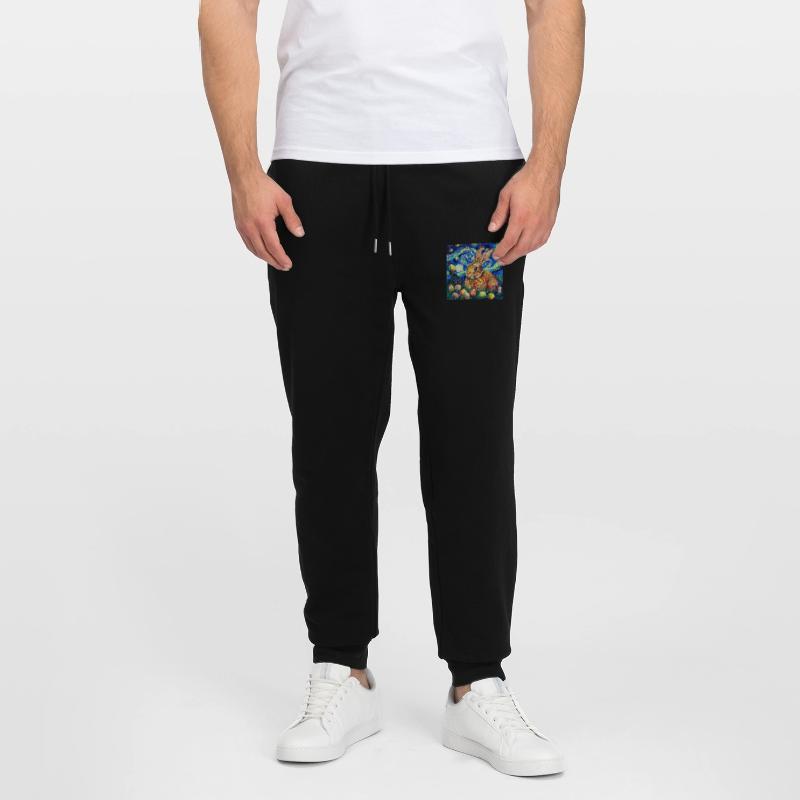 easter bunny, easter, bunny, happy easter, easter eggs Stanley/Stella Mover Unisex Organic Jogging Trousers
