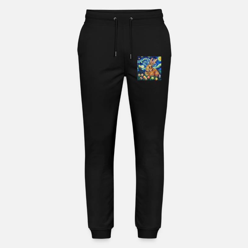 easter bunny, easter, bunny, happy easter, easter eggs Stanley/Stella Mover Unisex Organic Jogging Trousers
